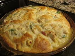 Who wouldn't want to tackle hunger with the familiar. Easy Chicken Pie Recipe Recipe Recipes Campbells Recipes Campbells Soup Recipes