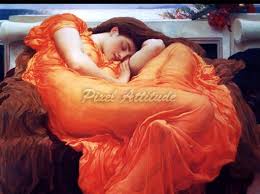 And remarkably, this painting, flaming june is back in this country, in the london house where she was flaming june is a delightful shock of colour, form and design. Second Life Marketplace Flaming June Close Up Frederic Leighton Texture