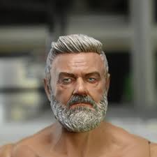 Baylan Skoll played by the late great Ray Stevenson. This is my work in  progress of a 1/6 scale Baylan Skoll. Head digitally sculpted by @sidnaique  3D printed and painted by @d.b.r.customs