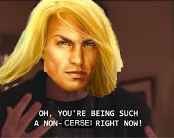 Jamie talking to any female character that isn't Cersei