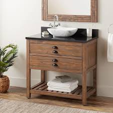 Get free shipping on qualified farmhouse bathroom vanities or buy online pick up in store today in the bath department. 36 Ansel Vessel Console Vessel Sink Vanity Farmhouse Brown