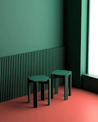 Soft Light And Colour Blocked Spaces With The Simon Says Low Stool In Solid Evening Sea Green Doweljones Low Stool High Stool Cool Chairs
