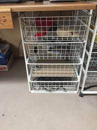 The front of the basket that sits on the guide wheels continuously pops off. Ikea Basket Drawer Makeover Ikea Basket Drawer Makeover Basket Drawers