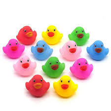 Ahua bath duck toys 4 pcs rubber duck family squeak & float ducks baby shower toy for toddlers boys girls 3 months+ (yellow duck family) 4.4 out of 5 stars. Verlike Bathtime Bath Toys Ducks Squeaky Water Play Fun Toy For Kids Baby 12pcs Colorful Buy Online In Antigua And Barbuda At Antigua Desertcart Com Productid 54625886