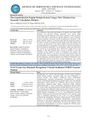 A short summary of this paper. Pdf The Liquid Rocket Engine Design System Using A New Thermo Gas Dynamic Calculation Method