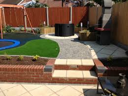 Completed Garden Designs And Construction With Sunken Trampoline Garden Trampoline Sunken Trampoline Garden Design