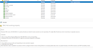 Directaccess Dns Warning Enterprise Dns Servers 192 168 100 33 1 Used By Directaccess Clients For Name Resolution Are Not Responding Server Fault