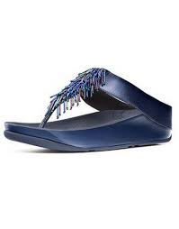 cheap fitflop cha cha blue fitflop toe post sandals leather cha