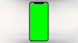 Blank Iphone X Green Screen Mobile Phone Isolated Smartphone White Gradient Stock Footage Screen Mobile Ph Greenscreen Phone Template Green Screen Backgrounds