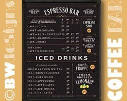 Bwdesigns Coffee Shop Menu Signs Design For Your Business By Blackwhitedesigns Snack Bar Menu Coffee Shop Signs Coffee Shop Menu