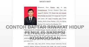 Berikut ini adalah contoh karya tulis ilmiah yang baik dan benar. Contoh Daftar Riwayat Hidup Skripsi Dan Cara Penulisan Yang Baik Dan Benar Kosngosan