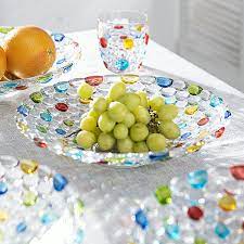 Creative Crystal Glass Fruit Bowl