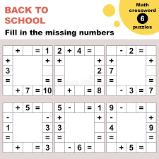 Start with our easier sudoku puzzles and then move on to our printable 9 by 9 puzzles. Math Puzzles Stock Illustrations 488 Math Puzzles Stock Illustrations Vectors Clipart Dreamstime