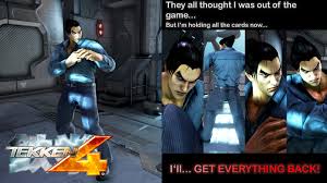 Indeed, kazuya originally entered the first rave war/king of iron fist tournament in order to face off against his father, who was played up to be a. Tekken 4 Intro Cinematic Kazuya By Thei3arracuda On Deviantart