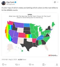 WNBA court dildo color betting map trends - TalkBasket.net