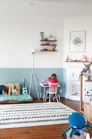 Psychologists are now weighing in on the importance of choosing the right paint colors for kids' rooms. Colour Block Walls For Little Eva Neutral Kids Room Kids Room Paint Children Room Boy