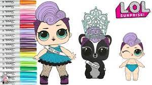 Check spelling or type a new query. Lol Surprise Dolls Family Coloring Book Page Miss Punk Miss Skunk And Lil Miss Punk Glam Club Youtube