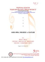 Dengan adanya proposal, kegiatan yang akan di laksanakan akan dapat di. Top Pdf Contoh Proposal Pentas Seni Pensi 123dok Com