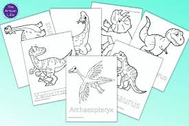 Show your kids a fun way to learn the abcs with alphabet printables they can color. Free Printable Dinosaur Coloring Pages With Names The Artisan Life