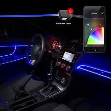 2pc 6ft Fiber Optic Roll 6pc Led Head Xkchrome App Controlled Fiber Optic Led Accent Light Kit Walmart Com In 2020 Girly Car Accessories New Car Accessories Car Accessories
