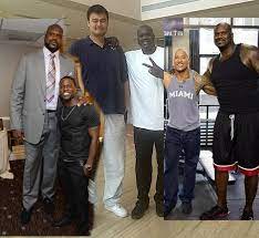 Dwayne and kevin released a movie that same year called central intelligence. Kevin Hart Yao Ming And Shaq
