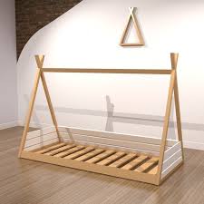 Bett Tipi Baby Kids Montessori Qualitat Bett Ideen In 2020 Mit Bildern Zelt Bett Montessori Babyzimmer Bett Kinderzimmer