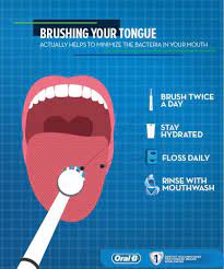 Press down gently with the scraper or brush and pull the cleaner from the back toward the tip of the tongue. How To Clean Your Tongue Using Tongue Scraper Oral B Uk