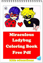 Beautiful coloring pages ladybug and cat noir. Coloring Book Pdf Download