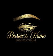 Black And Gold Makeup Logo Beauty Logo Lash Logo Makeup Logo Brows Logo Eyelash Logo Etsy In 2020 Makeup Artist Logo Makeup Logo Lashes Logo