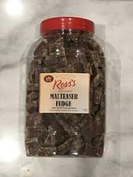 Sweet chocolate cream in jar isolated on white. 2 3kg Jar Scottish Chocolate Malteaser Fudge Tablet Ross Of Edinburgh Ebay
