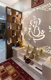With Homes Getting Smaller Due To The Space Crunch Accommodating Each And Every Segment Of Home Inte Pooja Room Design Pooja Room Door Design Room Door Design