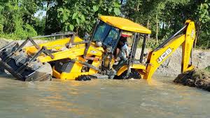 Jcb Amazing Work On Sandy River Jcb Dozer Making Dam In River Jcb Video Youtube