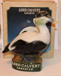 1980 Lord Calvert Canadian Limited Edition Eider Duck Decanter W Box Decanters Calvert Distillery
