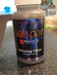 Glaze Use Valspar Antiquing Glaze Instead Of Dark Wax