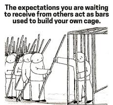 The Expectations You Are Waiting To Receive From Others Act As Bars Used To Build Your Own Cage Learning English Online English Online Education English