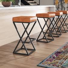 orange bar stools & counter stools you
