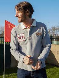 International & club team rugby shirts. Weirdfish Long Sleeve Rugby Shirt Grey Marl Stateshop Com