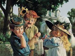 make em laugh nostalgic art norman rockwell art