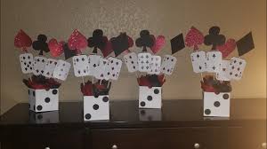 Maybe you're hosting a 1st birthday party, a kids' birthday party, a 16th birthday party, or maybe you're just working your way up the party ladder one birthday at a time. Diy Casino Themed Centerpieces Centro De Mesas Youtube