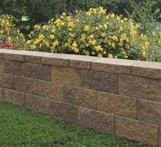 Bricks are versatile and easy to use, making them a popular choice for edging lawns, paths and garden beds. 8 X 18 Clifton Wall Straight Retaining Wall Block At Menards