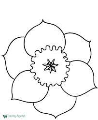 The article includes the most popular flowers found across the world with some factual information. Printable Flower Coloring Pages