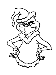 Terry vine / getty images these free santa coloring pages will help keep the kids busy as you shop,. Coloring Page Of Grinch