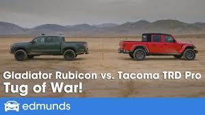 The tacoma comes with a class iv towing hitch receiver which is essential in carrying weight and distributing that weight evenly throughout the vehicle. Toyota Tacoma Jeep Gladiator Tug Of War Shows What These Towing Videos Actually Prove