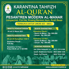 V tahun kedua (kelas 2) : Karantina Tahfizh Al Qur An Pesantren Modern Al Manar