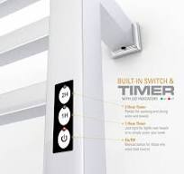 Brandon Basics Wall Mounted Electric Towel Warmer with Built-in Timer and  Hardwired and Plug in Options, Stainless Steel - Polished