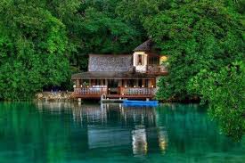 Pin By Julie Flowers On Beautiful Places Lake House Cabins In The Woods Jamaica