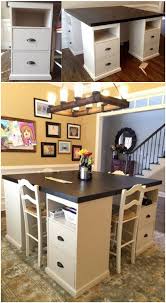 Diy Awesome Four Station Desk On A Budget Craft Table Diy Craft Room Office Cheap Home Decor