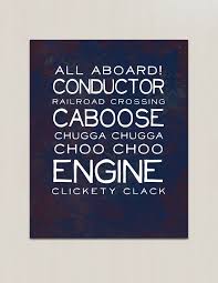 Train Words Words To Describe Trains And By Littleredflag On Etsy 7 00 Vintage Train Nursery Train Nursery Gender Neutral Nursery Theme