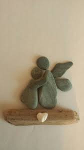 Pebble Art Guardian Angel Rock Crafts Pebble Art Ideas Pebble Art Family