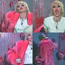 Hello, the sunny place for shady people a crowded room where nobody goes you can be whoever you wann. Miley Cyrus Fashion On Twitter Mileycyrus Wears Gucci S Ss19 Pink Faux Fur Oversized Coat In A New Plastic Hearts Promotional Video For Tiktok Miley Will Be Going Live On Tik Tok Tonight